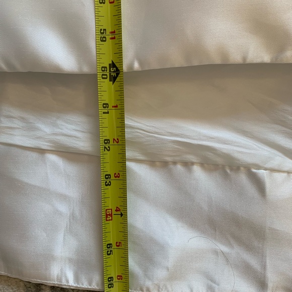 Lulus XL Dreamy Forever White Taffeta Rosette Wedding Dress With Pockets NWT - Picture 17 of 17